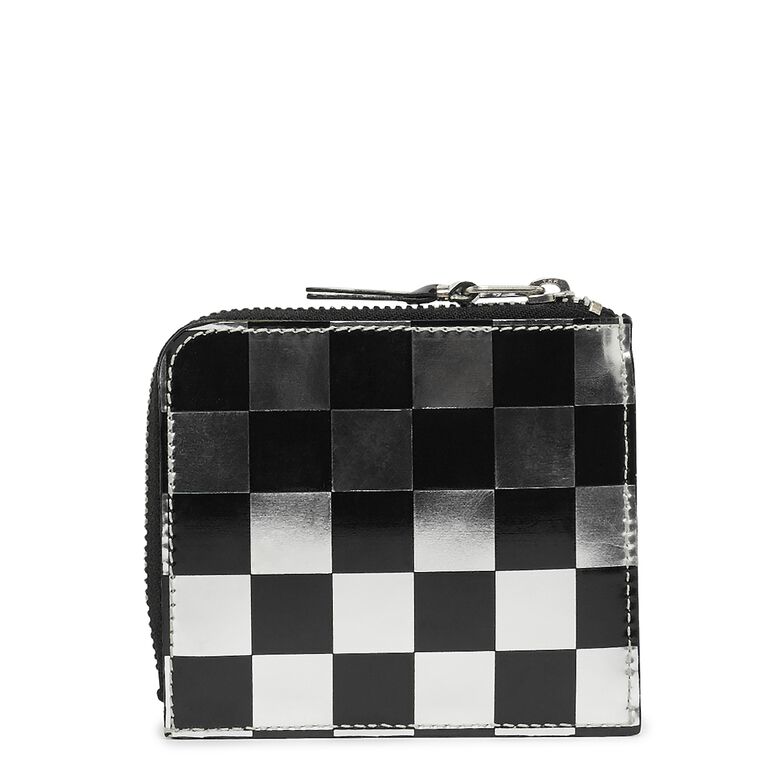 Comme des Garcons Wallet Comme des Garcons Wallet SA3100GA 'Optical' check/silver