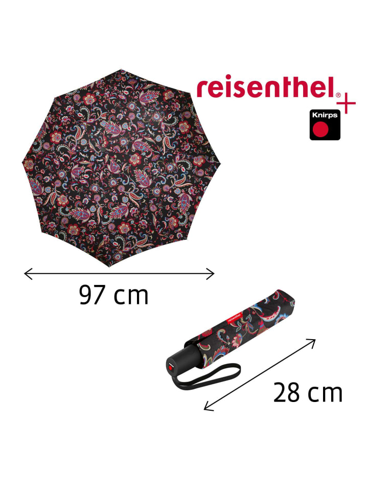 Reisenthel reisenthel Regenschirm umbrella pocket duomatic paisley black günstig kaufen onesize