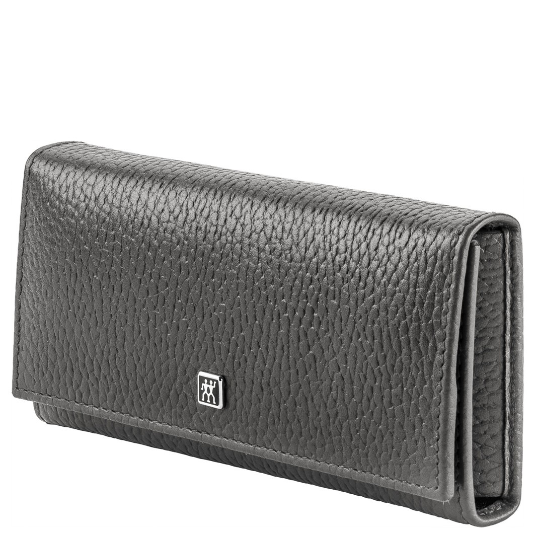 Classic Inox Druckknopf-Etui. Leder. 5-tlg.