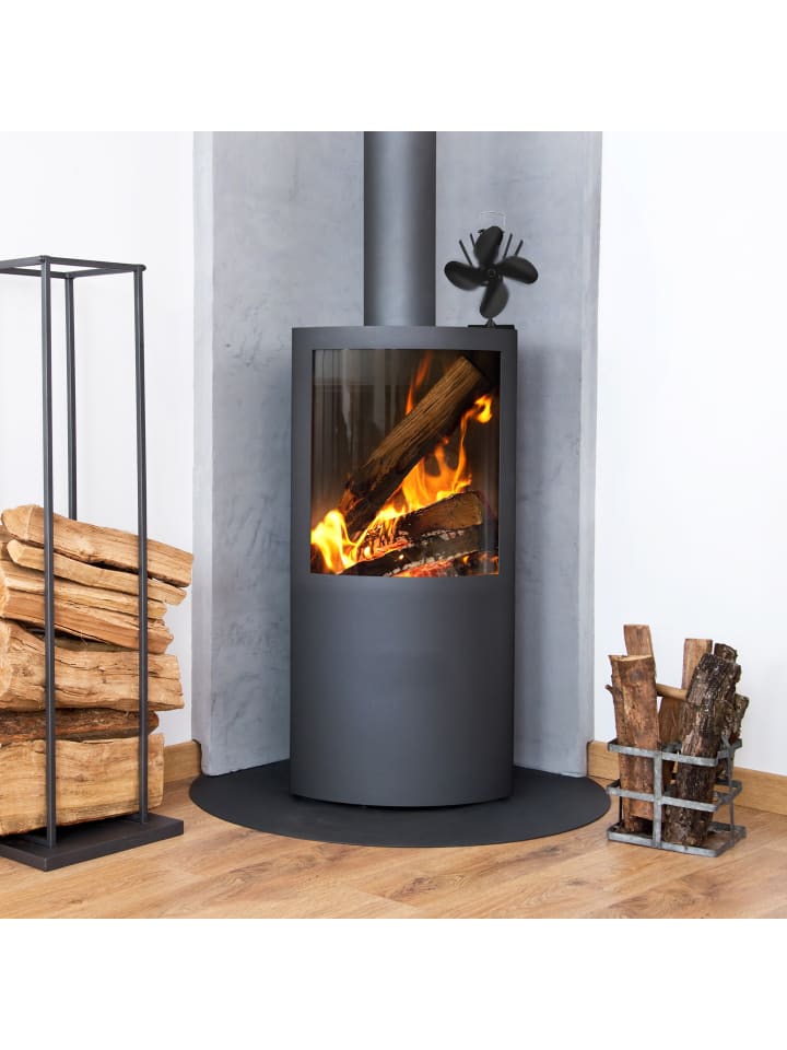 relaxdays Ofenventilator in Schwarz günstig kaufen onesize