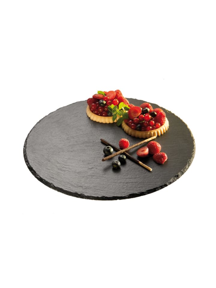 APS Tortenplatte / Servierplatte in Schwarz, Maße: 32 x 32 x 2,5 cm günstig kaufen onesize