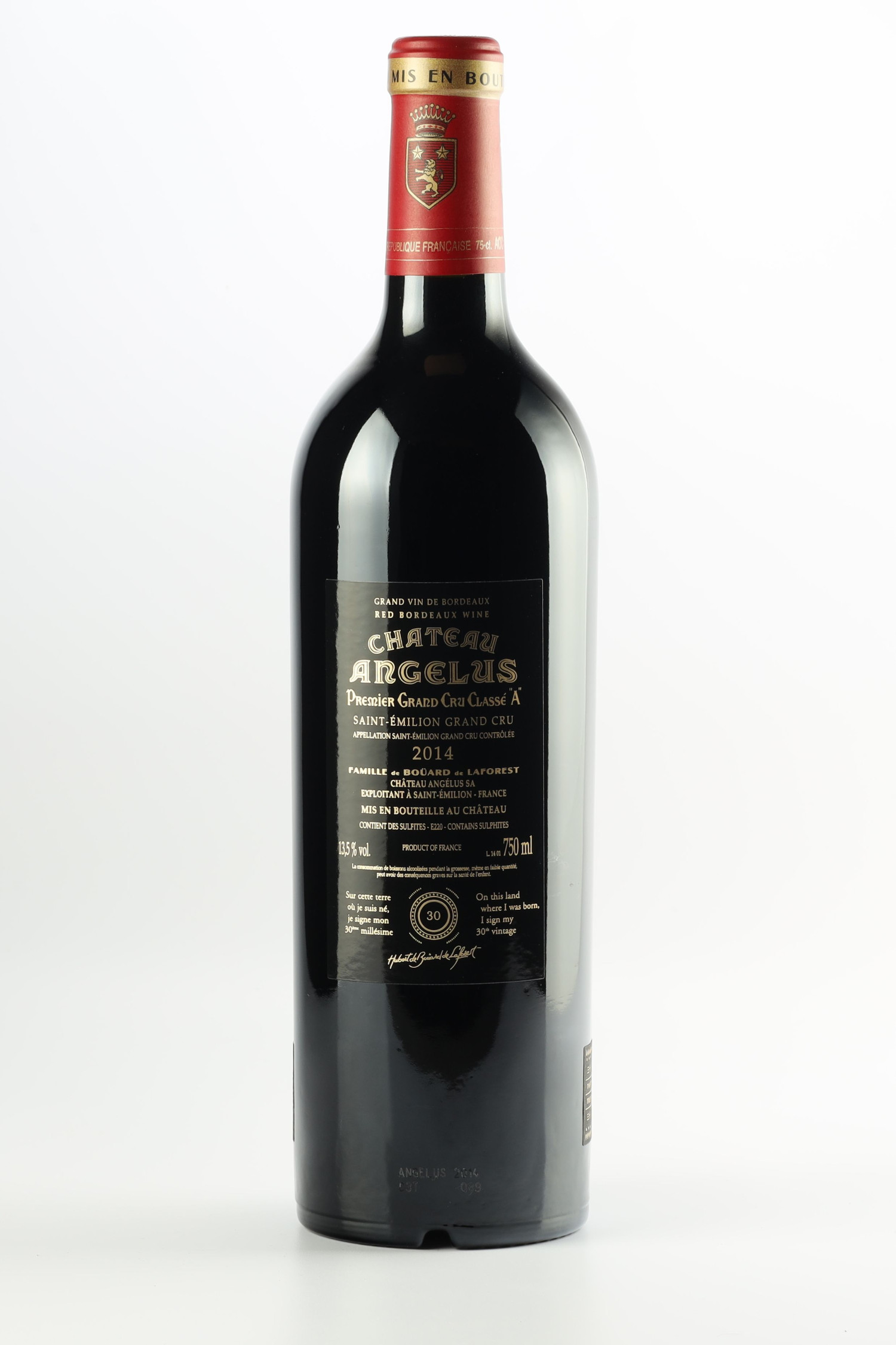 Château Angelus 2014, Saint Emilion