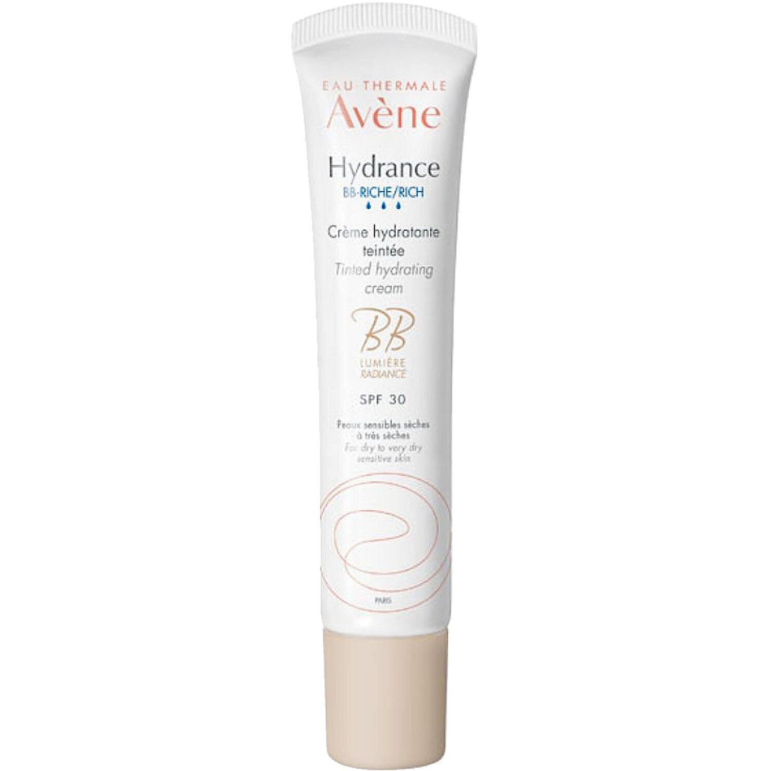 Eau Thermale Avène Hydrance BB-Riche Crème Hydratante Teintée SPF30 - Peaux Sensibles Sèches 40 ml