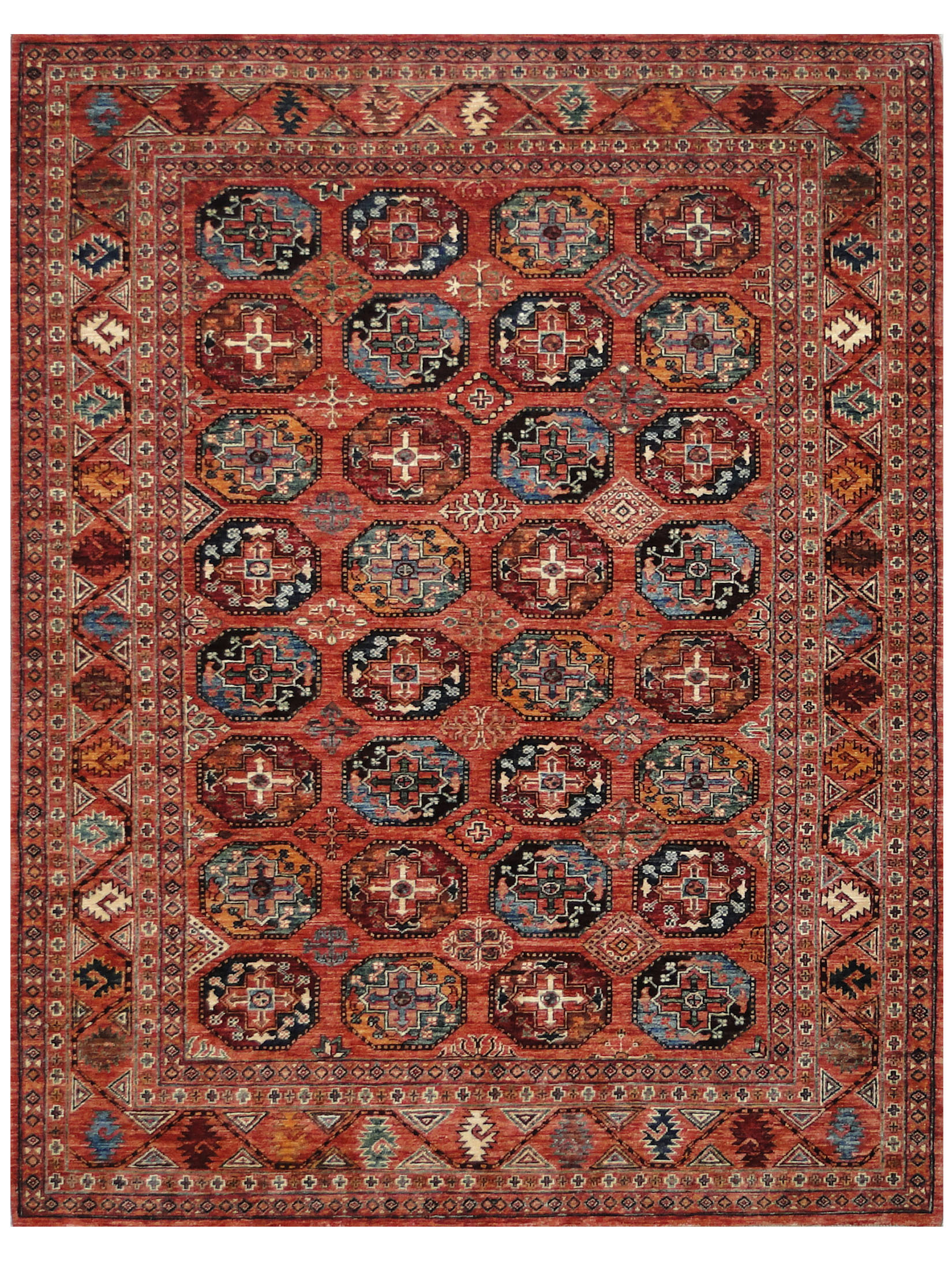 Buchara Ghazni ca. 240 x 171 cm, Unikat / Einzelstück