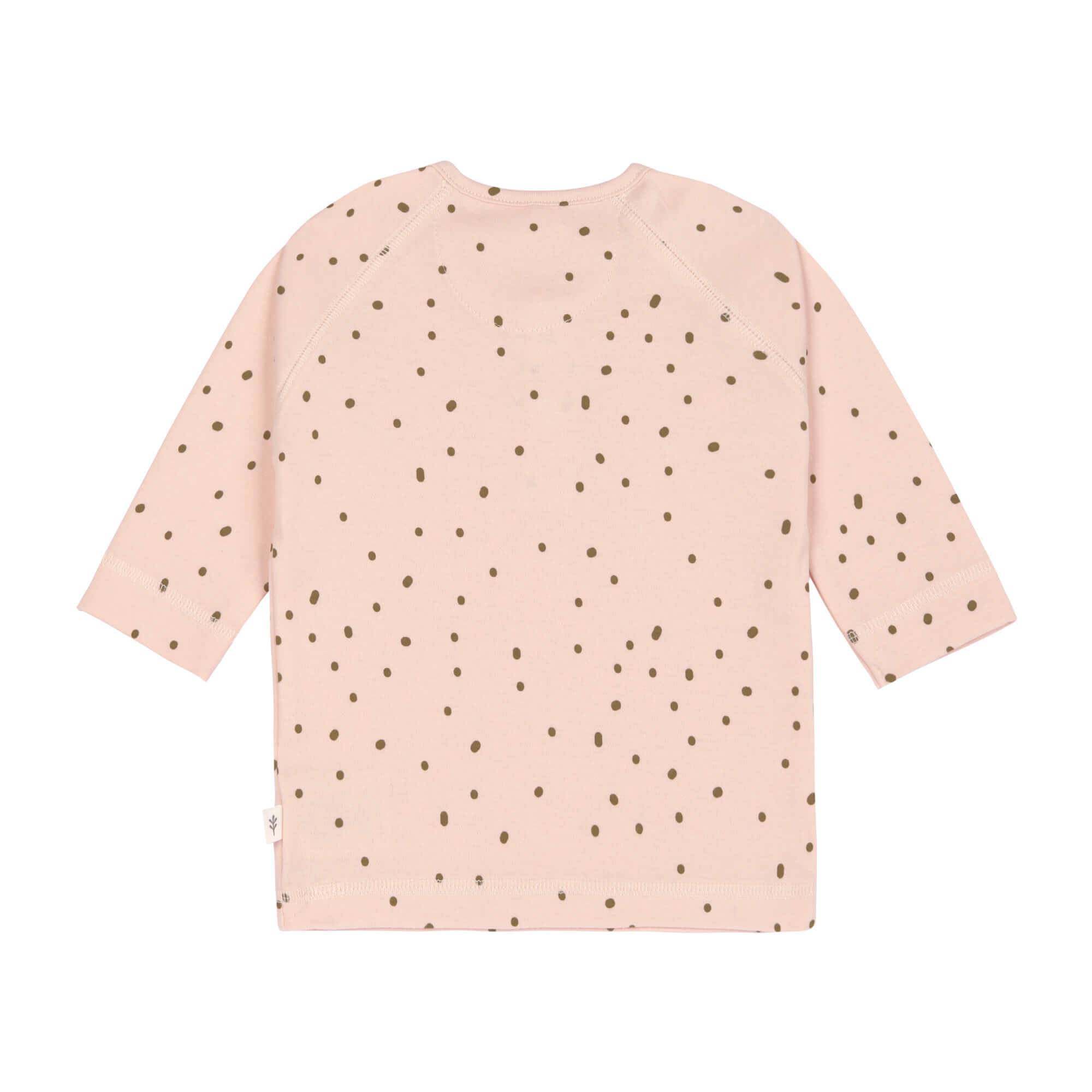Baby Langarmshirt - Bio Baumwolle, Dots, Powder Pink
