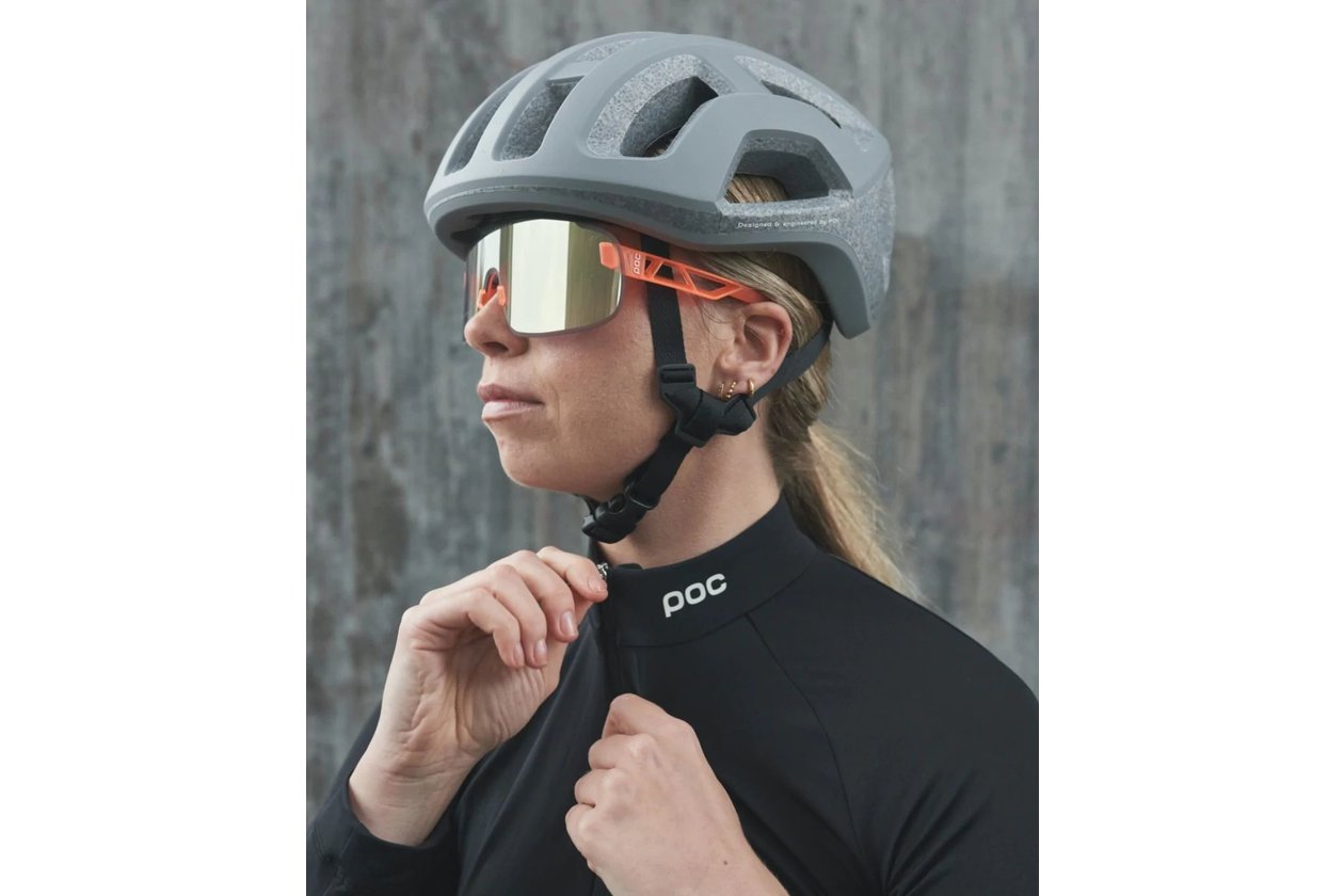 POC Elicit - Fluorescent Orange Translucent/Violet/Gold Mirror