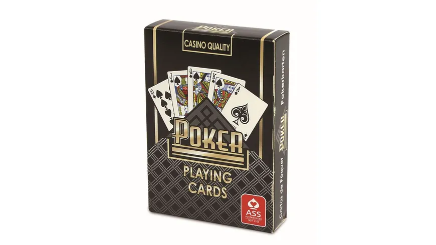 Carta Mundi - Pokerdeck (schwarz), internationales Bild