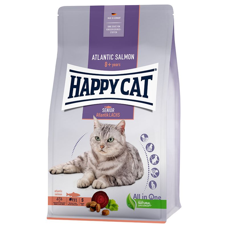 Mixpaket Happy Cat Senior 2 x 4 kg zu TOP-Preisen