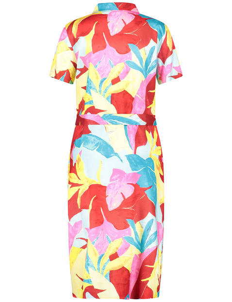 Nachhaltiges Blusenkleid mit Taillenband