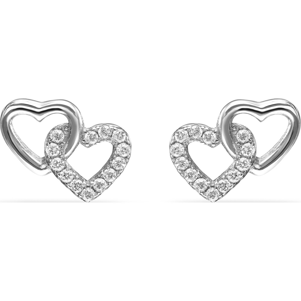 FAVS Boucles d'oreilles à fermoir à poussette 925 Argent Boucles d'oreilles