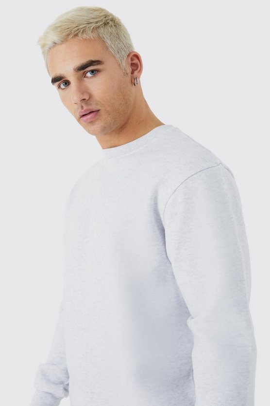 Slim-Fit Basic Sweatshirt