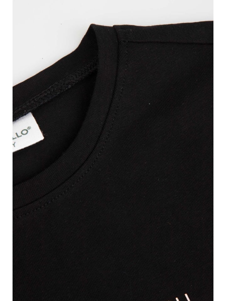 Coccodrillo T-Shirt mit kurzen Ärmeln in schwarz günstig kaufen