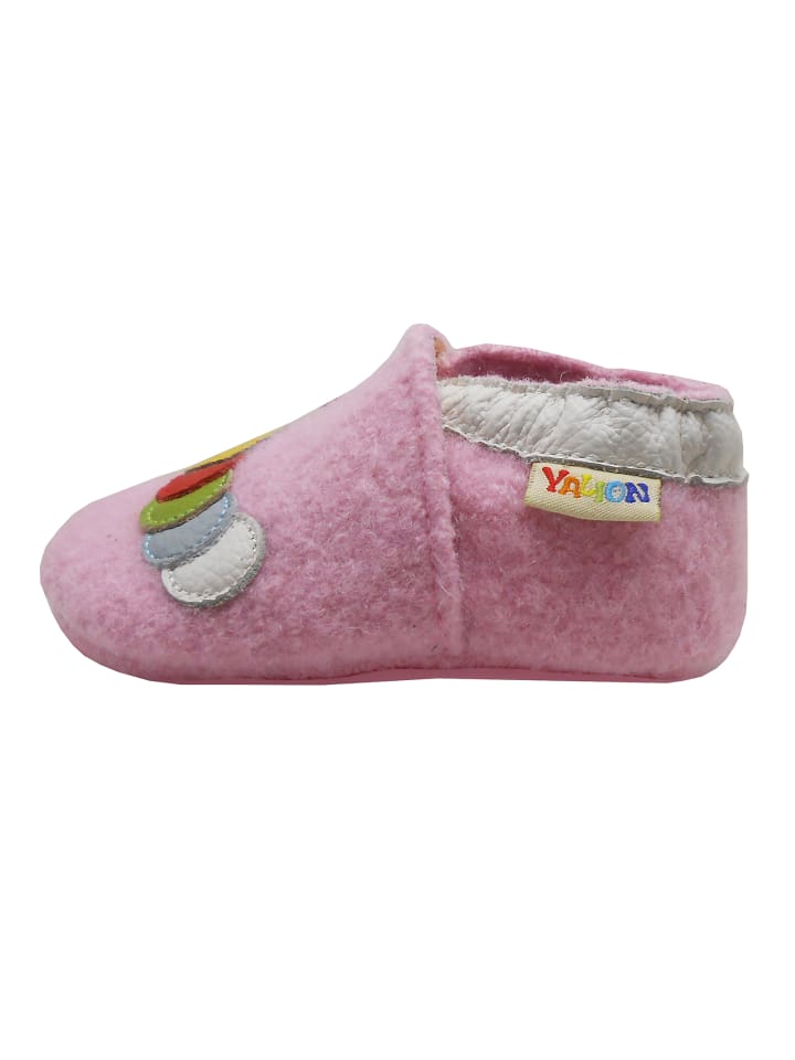 Yalion Leder-Krabbelschuhe 