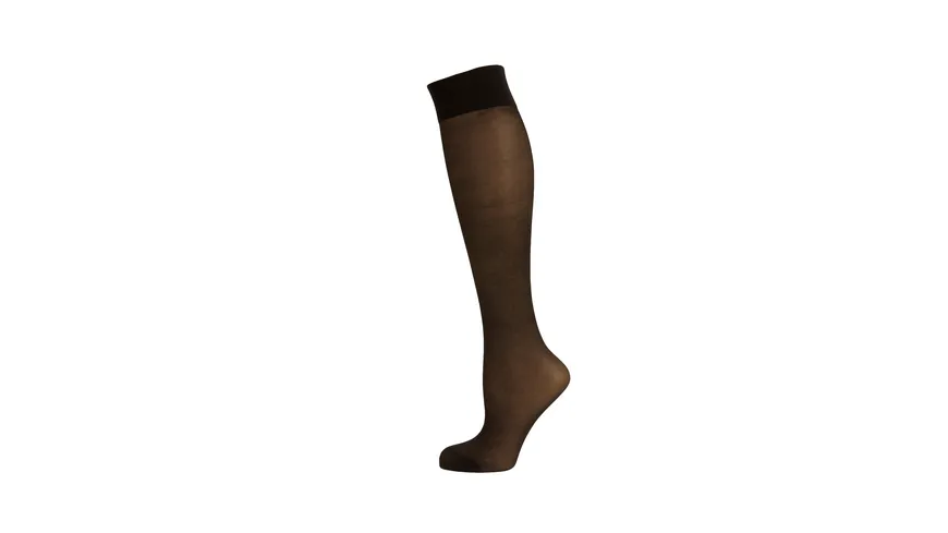 ELBEO Damen Kniestrümpfe Perfect Curves 20 DEN schwarz
