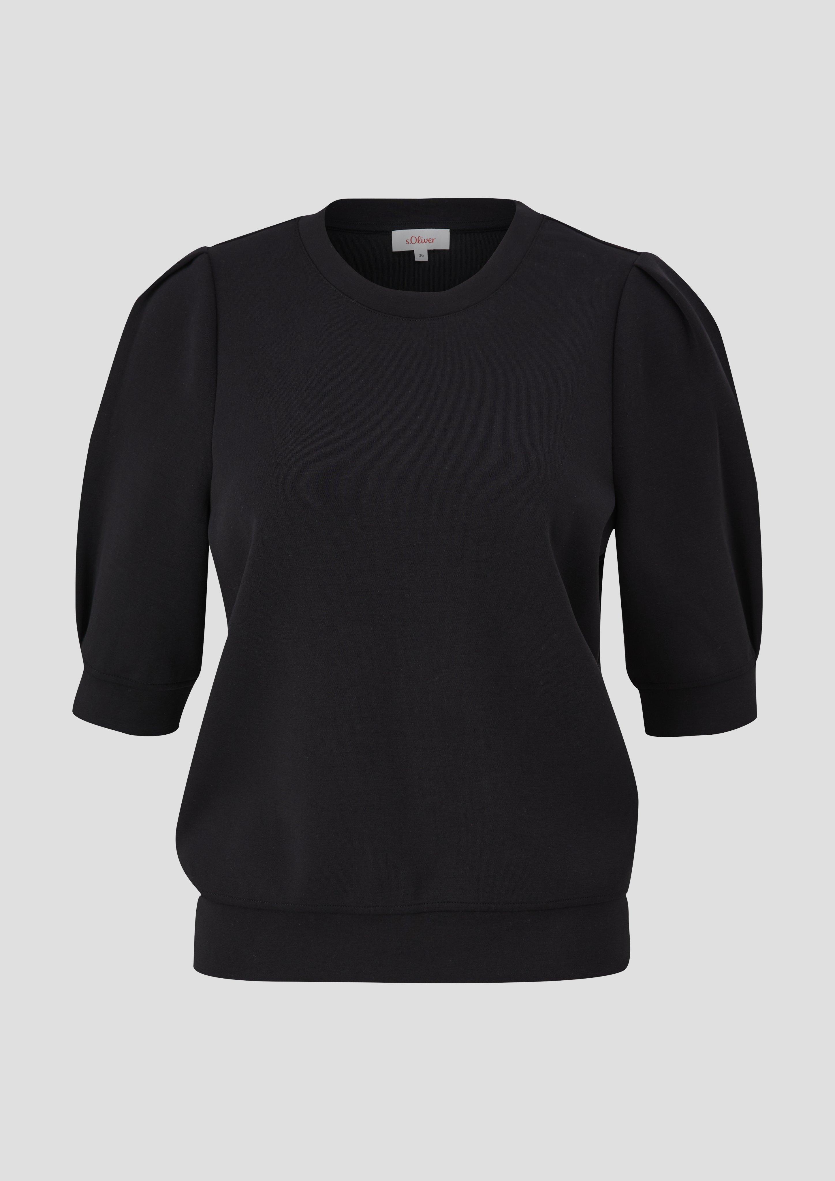 Kurzarm-Shirt aus Scuba  2145629-9999