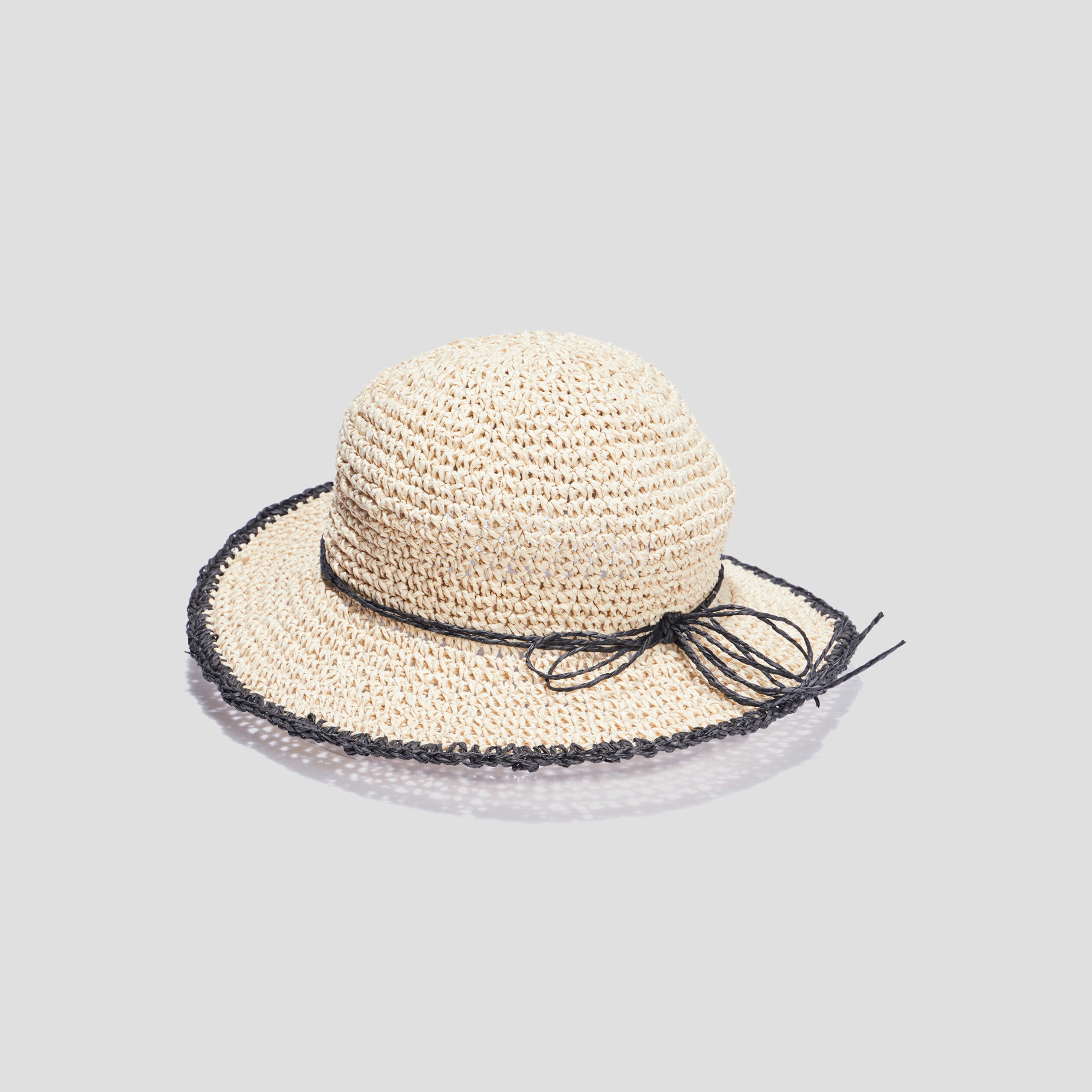 Chapeau cloche tressé multicolore femme | La Halle