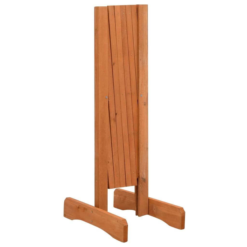 vidaXL Gartenzaun Garten-Rankzaun Orange 120x60 cm Massivholz Tanne, (1-St)