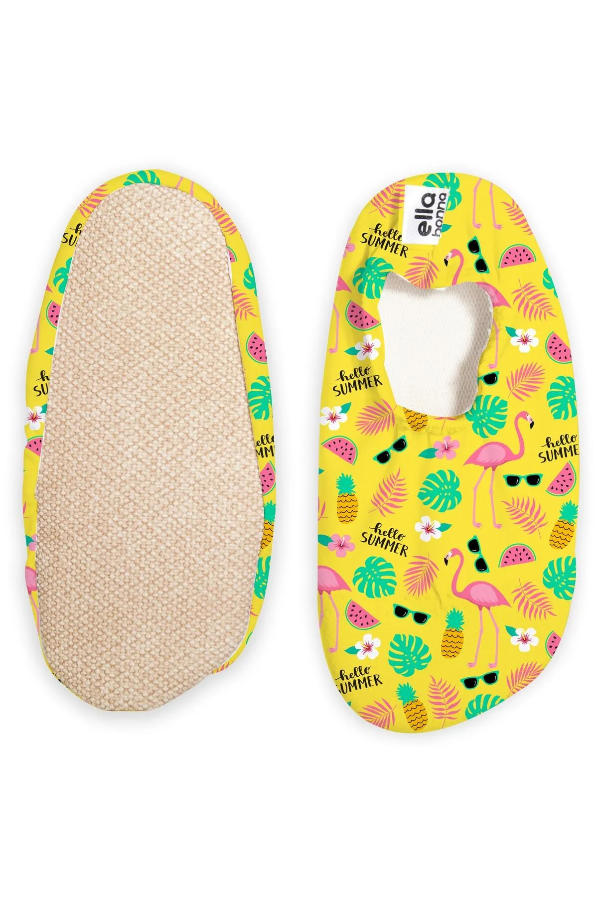 Ella Bonna  Anti-Rutsch-Sohle, Unisex-Baby, Kinder-Meeresschuhe, Pool-Hausschuhe, Sommer