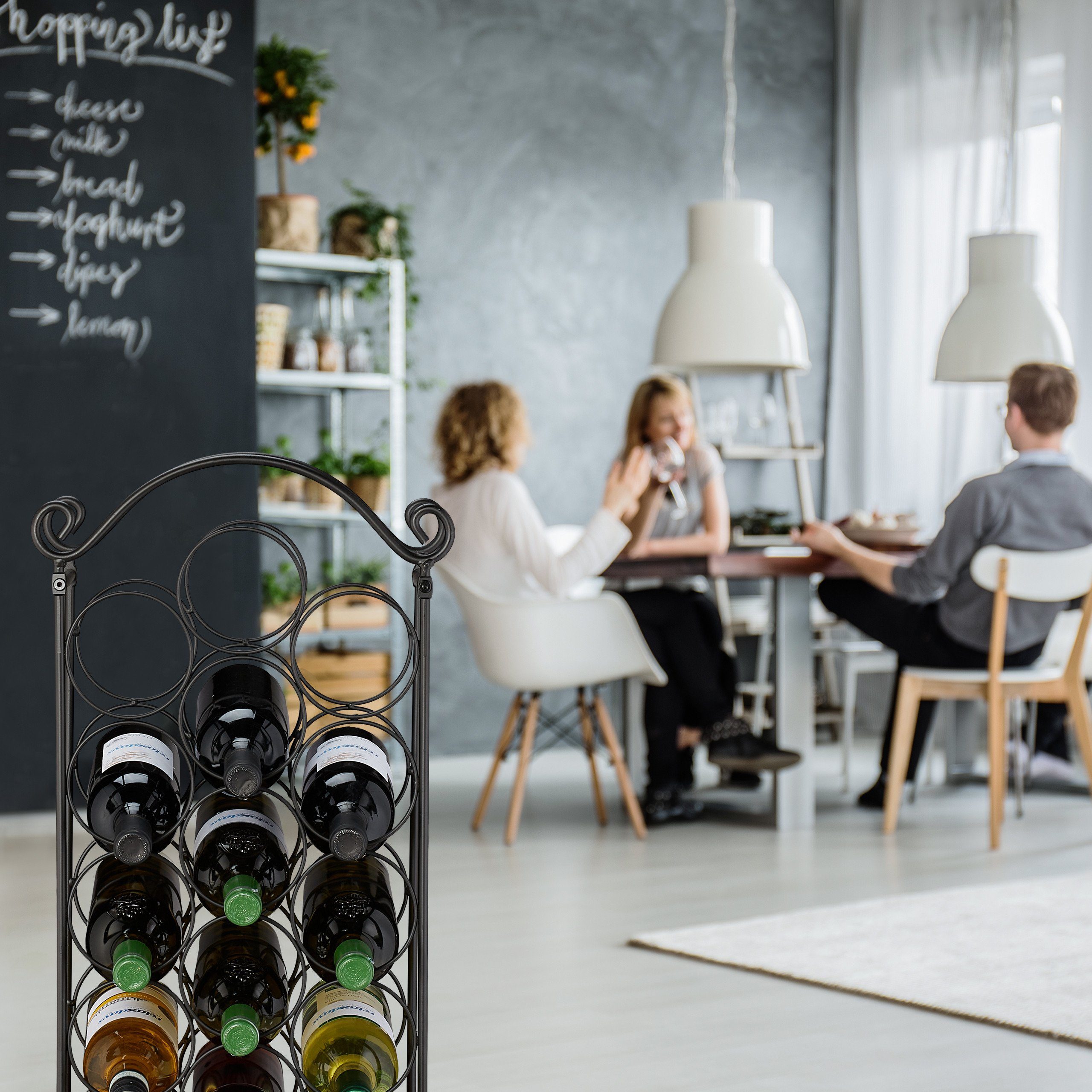 relaxdays Weinregal Weinregal für 21 Flaschen
