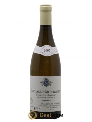 Chassagne-Montrachet 1er Cru Boudriotte Ramonet (Domaine)  2005 - Lot de 1 Bouteille