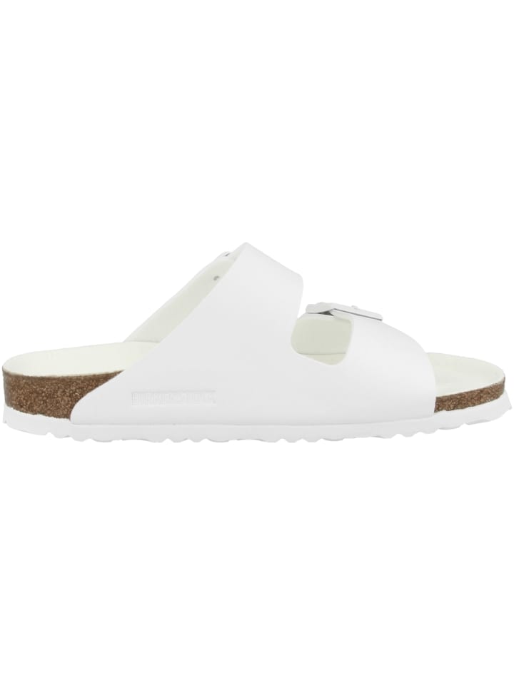 Birkenstock Sandale Arizona Birko-Flor schmal in weiss günstig kaufen