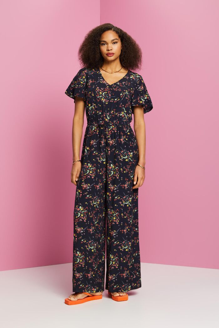 Langer Jumpsuit, LENZING™ ECOVERO™