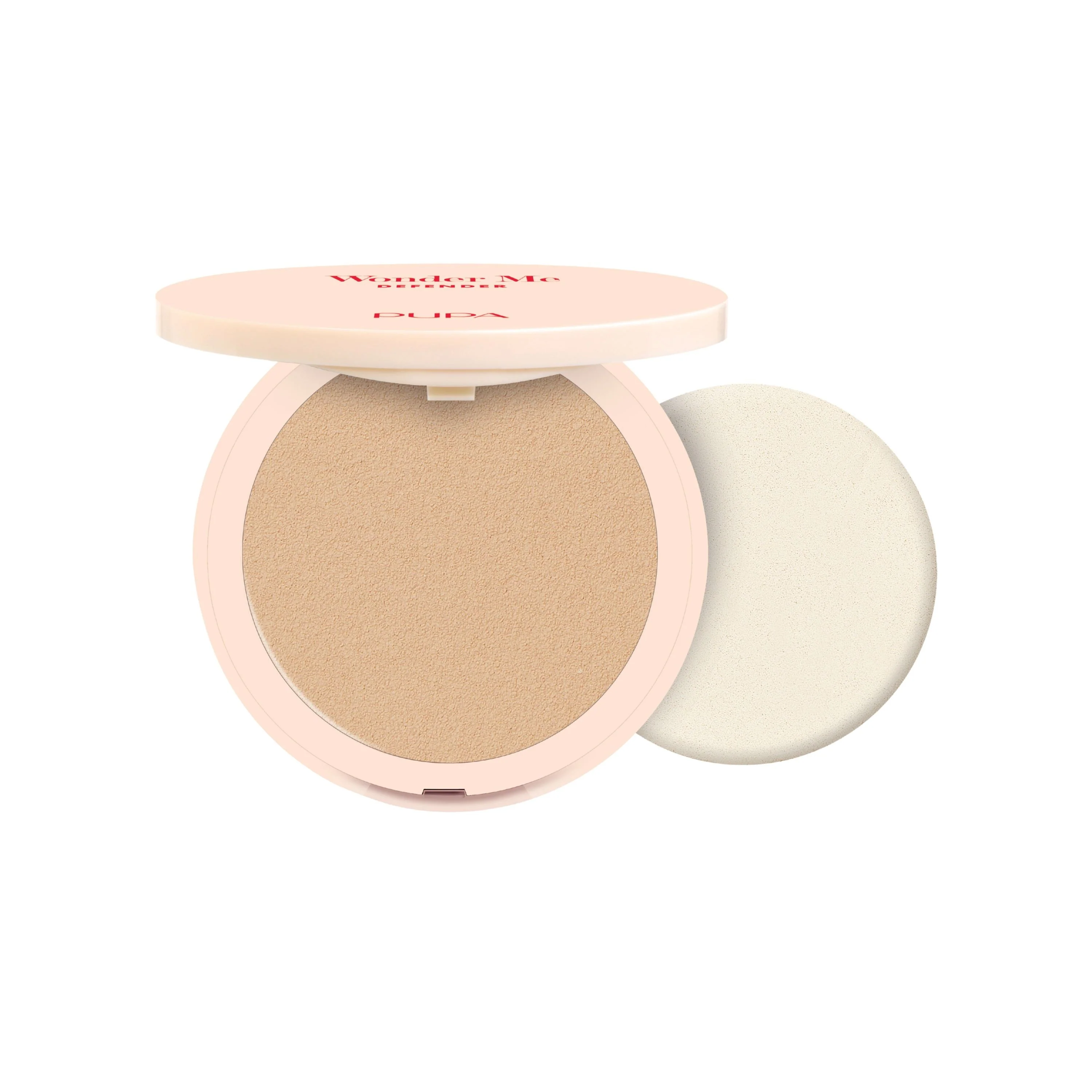 Base de maquillaje Wonder Me Defender SPF 50 - Protector solar facial, protector solar facial de alta protección, base de maquillaje compacta