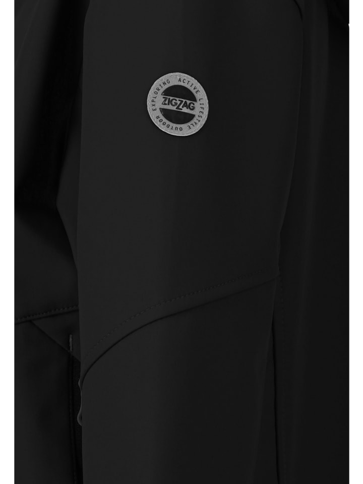 Zigzag Softshelljacke Troy in 1001 Black günstig kaufen