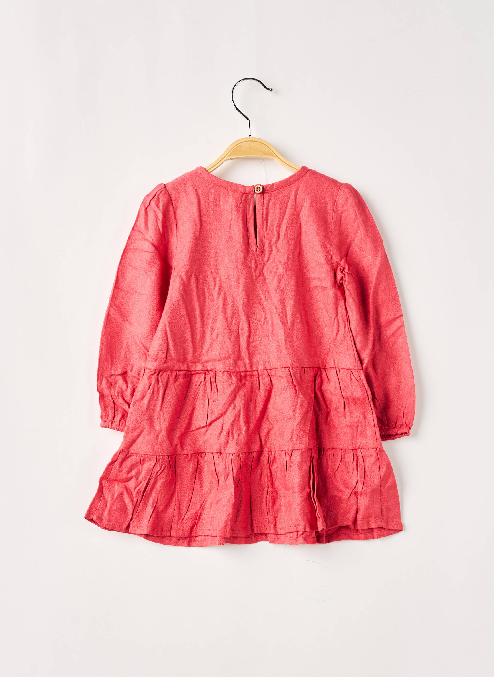Chipie Robes Mi Longues Fille couleur rouge