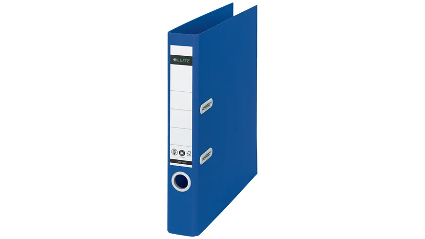 LEITZ Qualitäts-Ordner Recycle A4 schmal blau blau