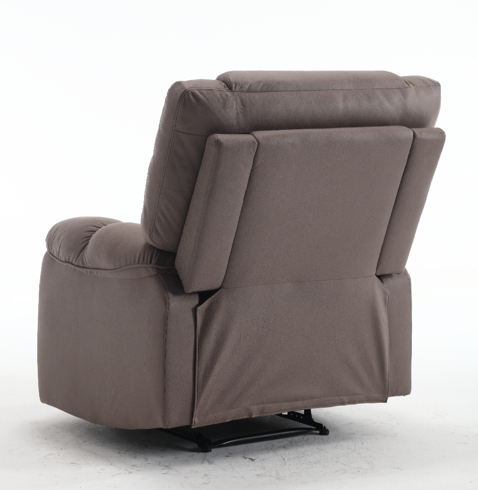 Happy Home Relaxsessel mit verstellbare Rückenlehnen & Liegefunktion, braun
