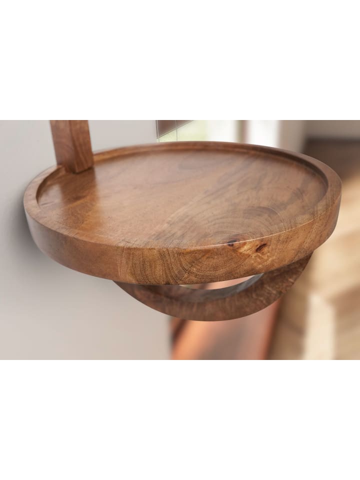 KADIMA DESIGN Wandregal 30x33x30 cm Massivholz Hängeregal Rund Modern, Design günstig kaufen onesize