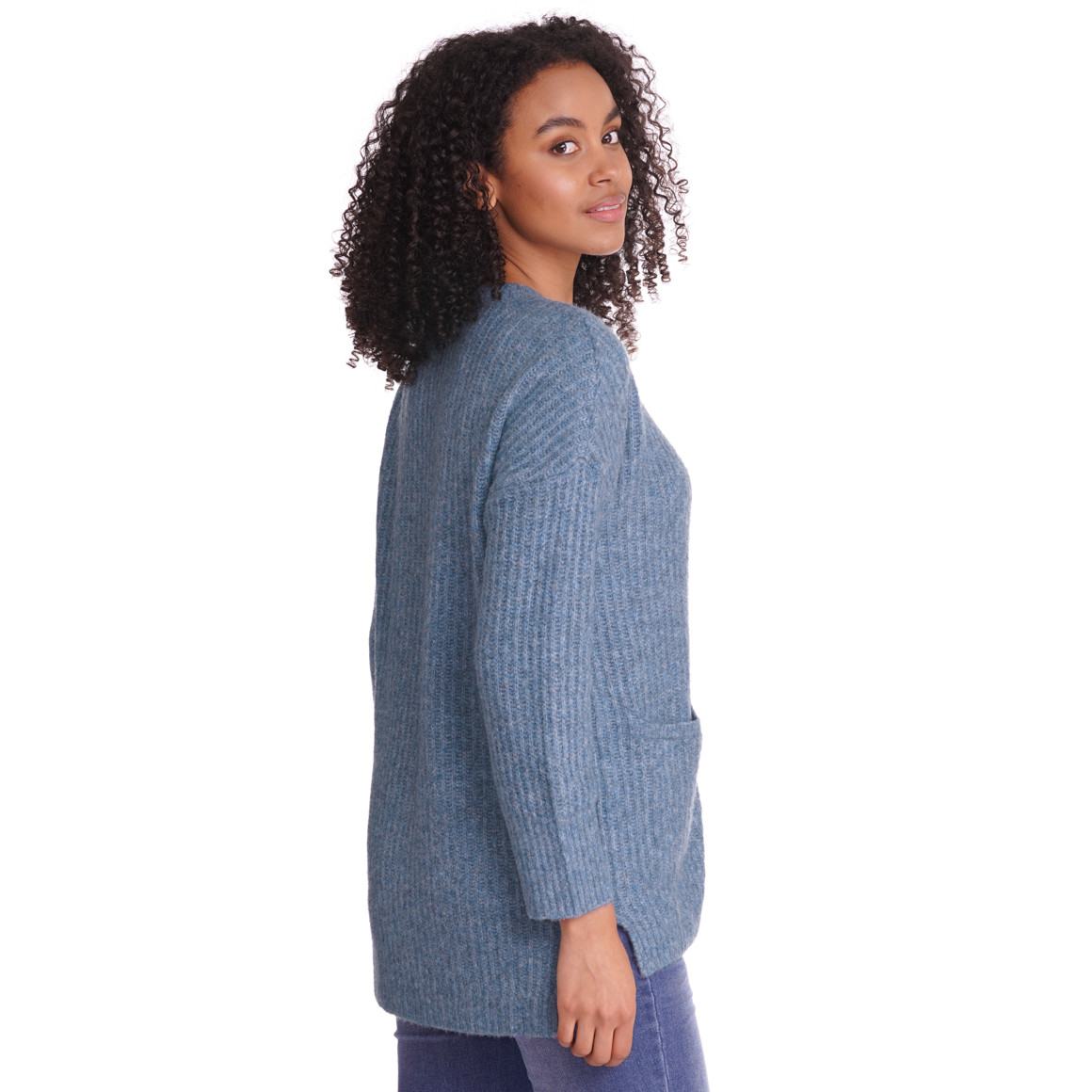 Damen Strickjacke mit zwei Taschen
