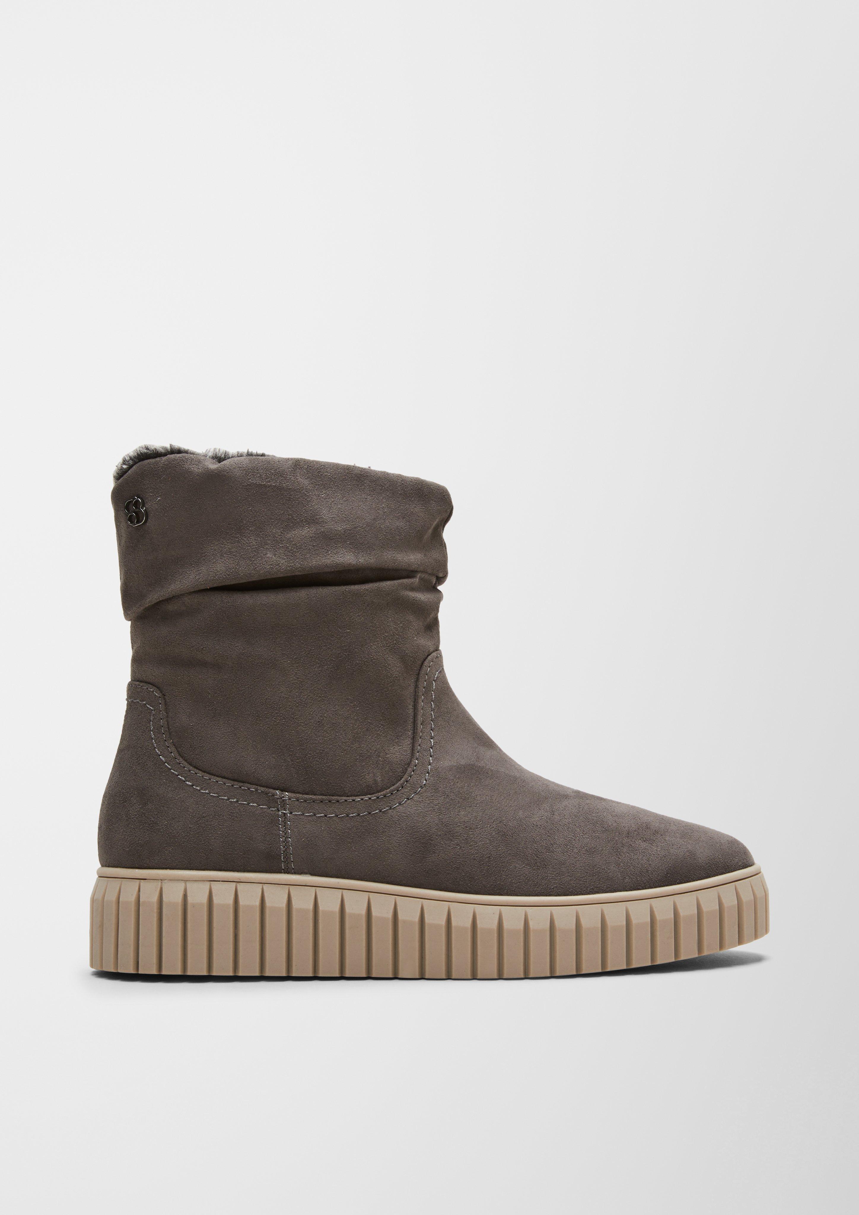 Gefütterte Boots mit Plateausohle  6006631-235