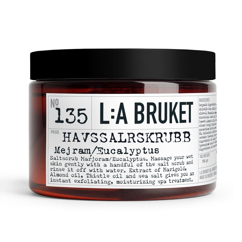 No. 135 Salt Scrub - Marjoram/Eucalyptus 350ml