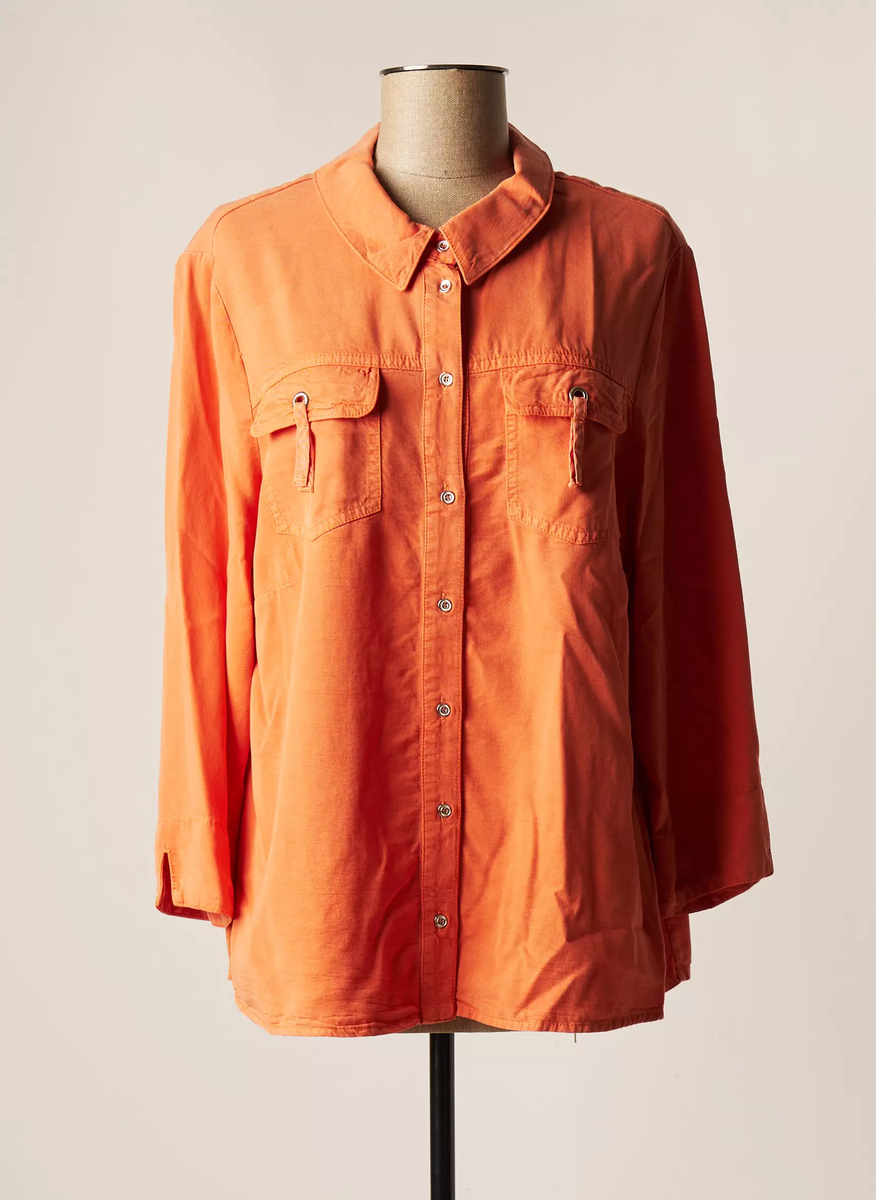 Christine Laure Chemisiers Femme couleur orange