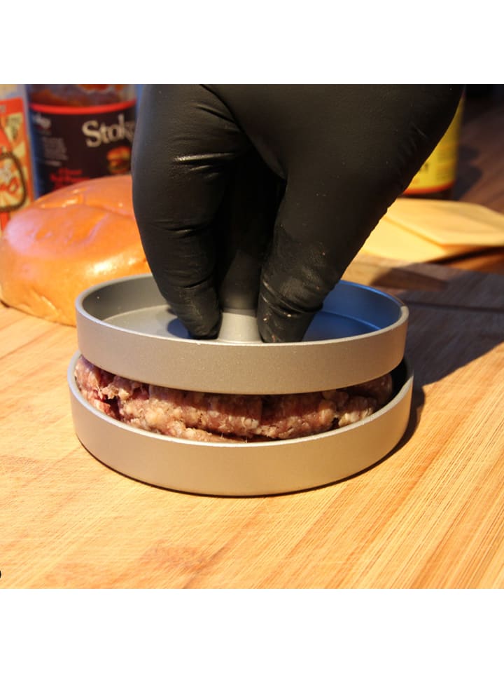 GAUMENKICK Burgerpresse in silber günstig kaufen onesize