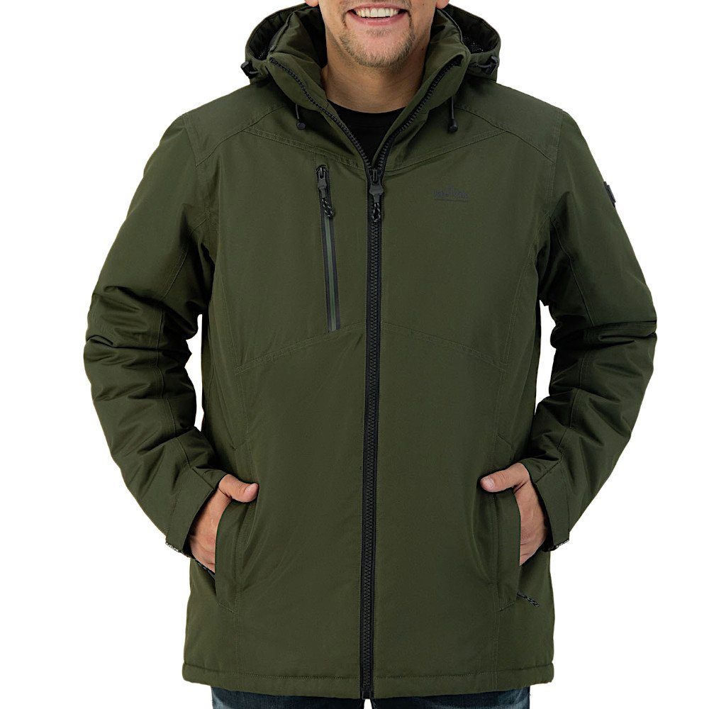 Kjelvik Winterjacke Vikas mit abnehmbarer Kapuze, winddicht, wasserdicht, warm