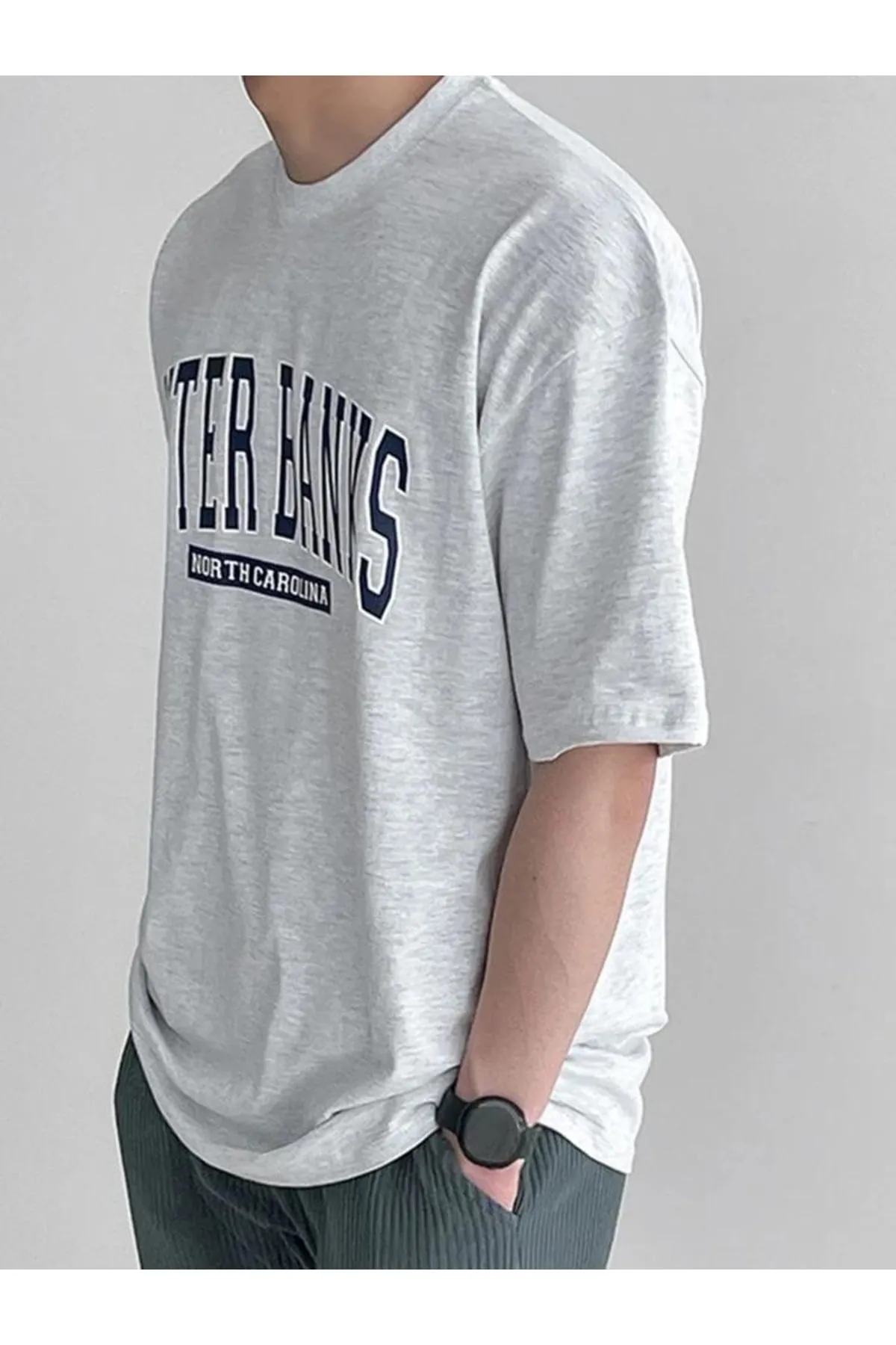 MOONBULL  T-Shirt - Grau - Regular Fit