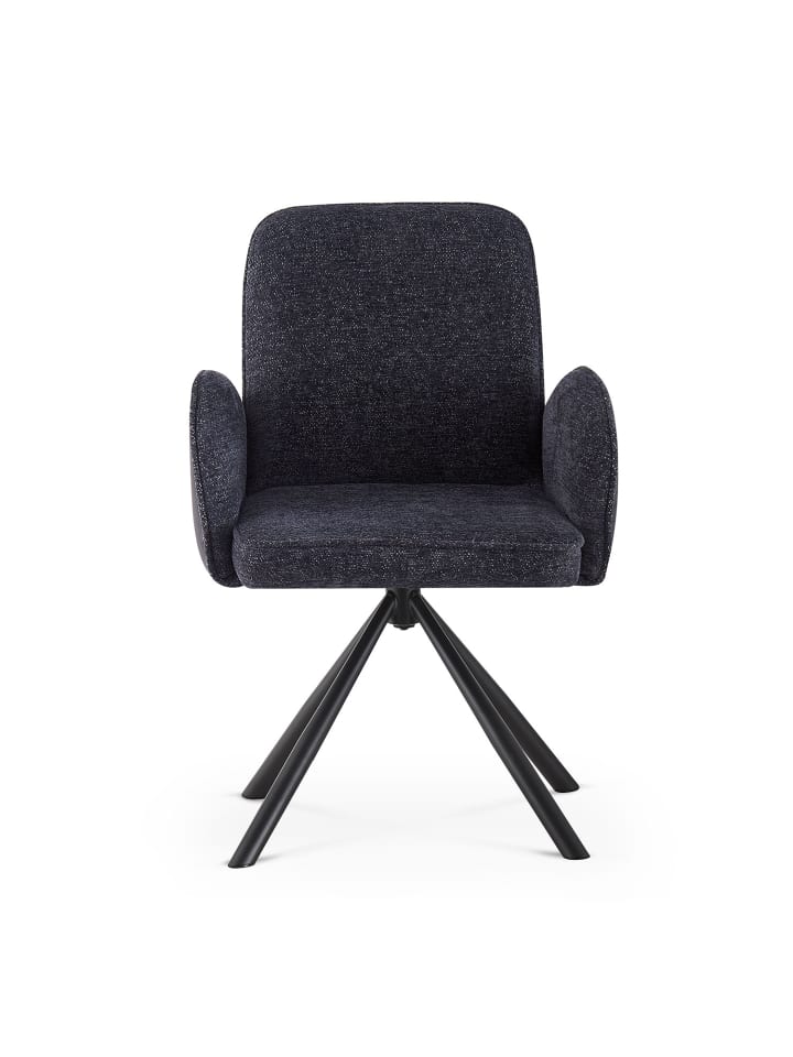 B&D Home Drehstuhl MICHAEL in Anthrazit - (B)57 x (H)85 x (T)60,5 cm günstig kaufen onesize
