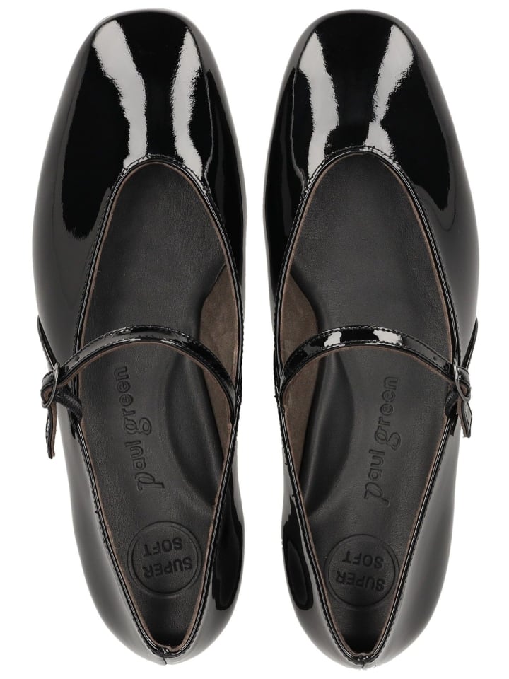 Paul Green Ballerinas in Schwarz Lack günstig kaufen