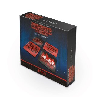 Stranger Things Untersetzer 4er-Pack Phrases