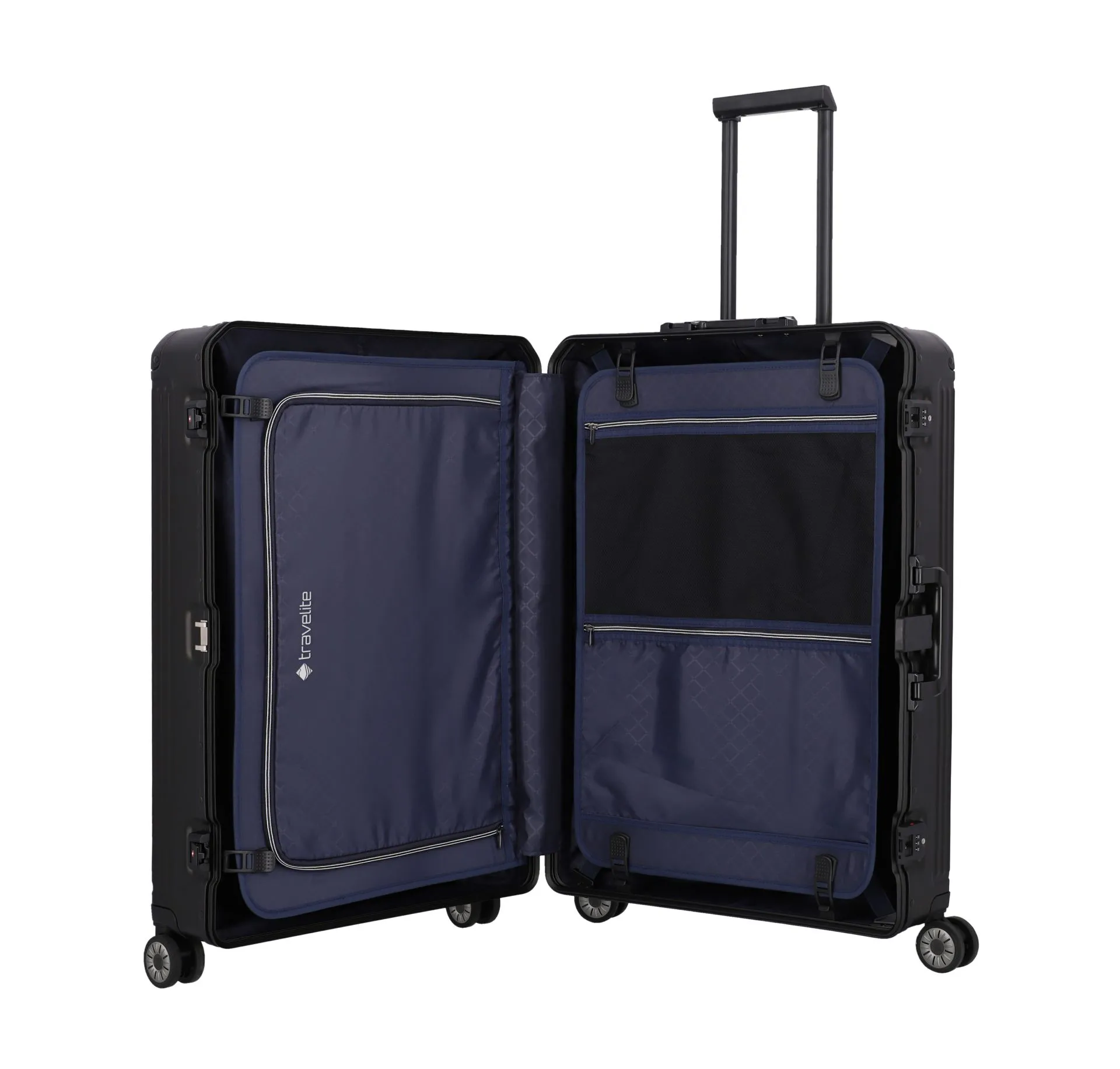 Travelite NEXT Trolley 4 Rollen L - Schwarz