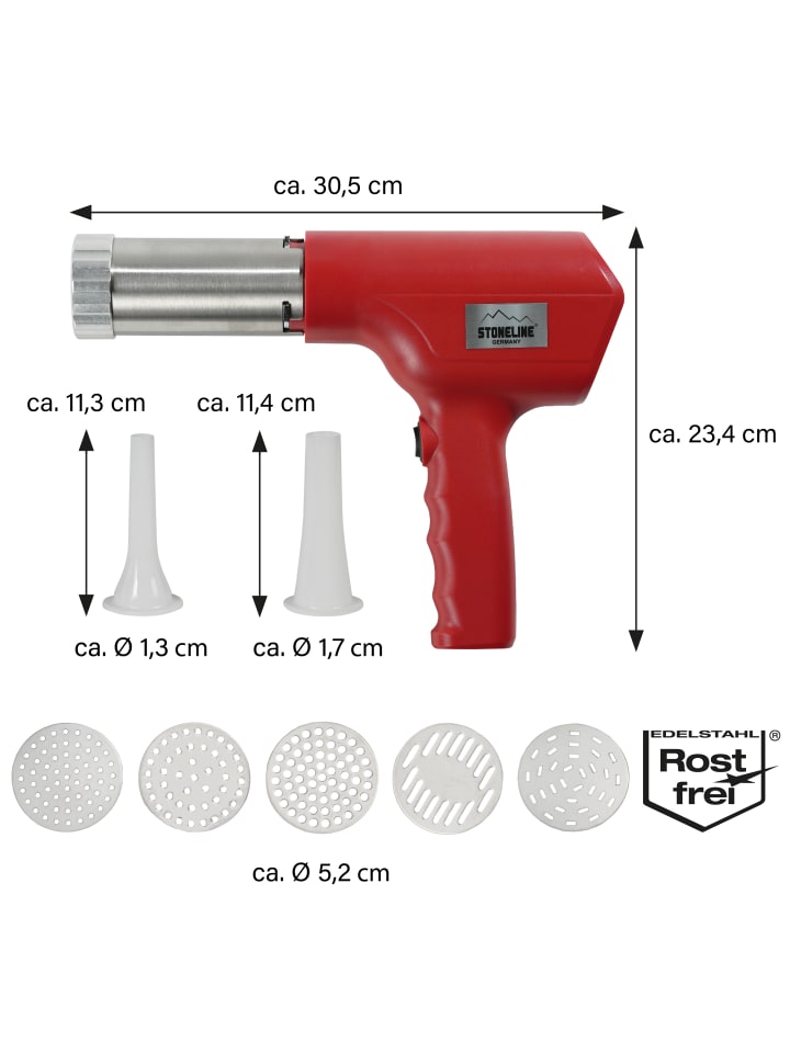 Stoneline Elektrischer Pasta Maker in Rot günstig kaufen onesize