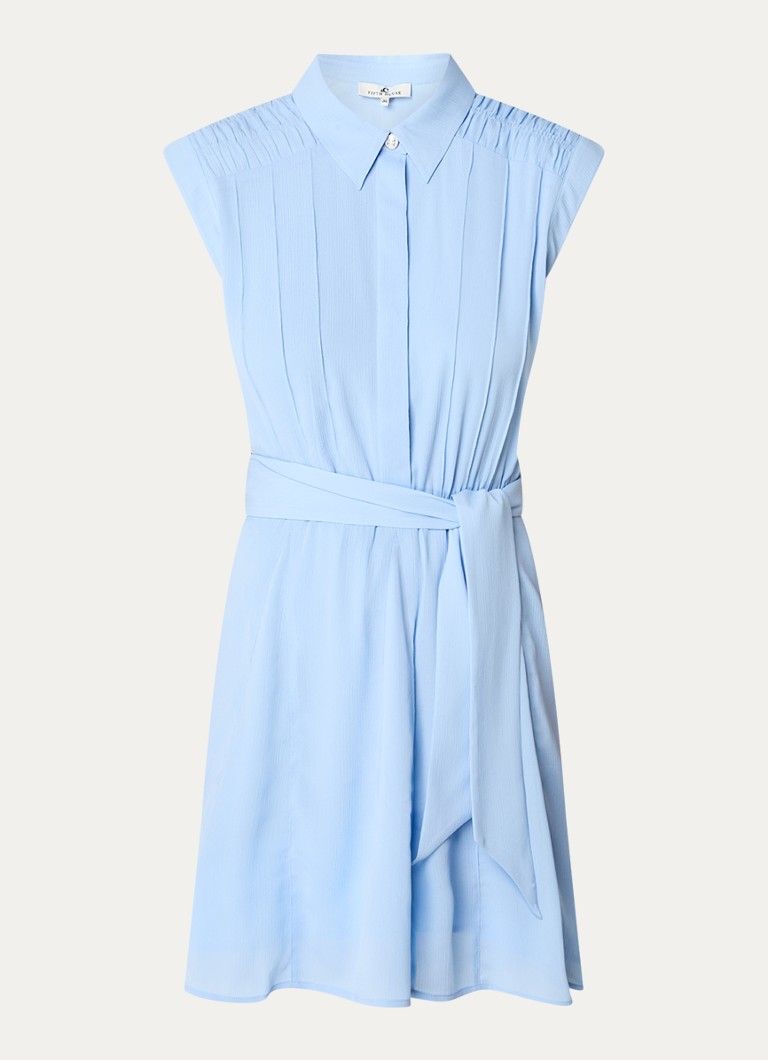 Abito a camicia corto Cleo di Fifth House con cintura da annodare