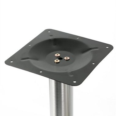 Melko Möbelfuß Tischbeine Tischuntergestell Unterstellfuß aus Edelstahl 72CM Schreibtischbein Tischgestell Tischkufe Tischkufe Tischfüße Boxenständer, (Stück), Robust