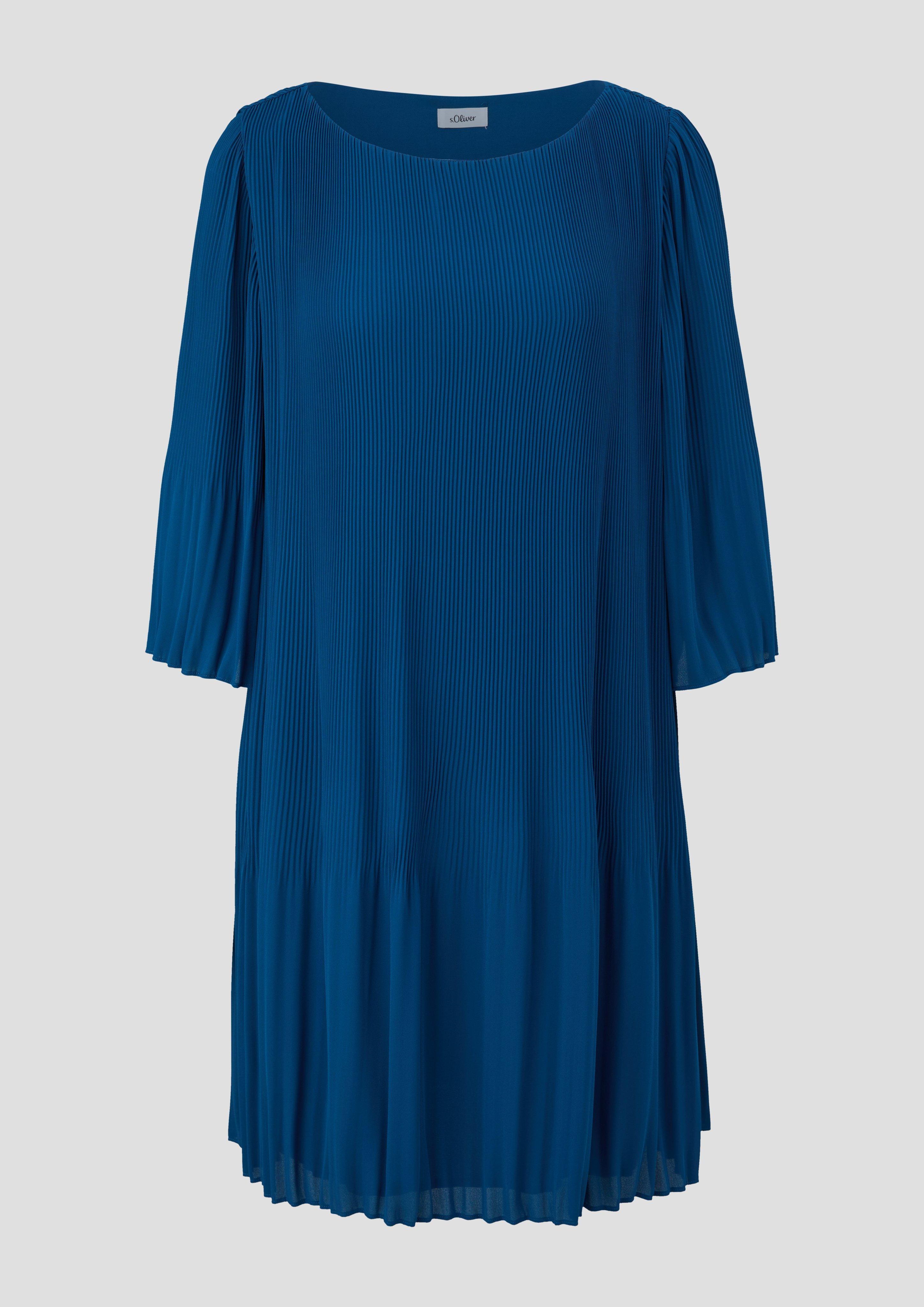 Minikleid mit Plisseefalten  2137961-6495