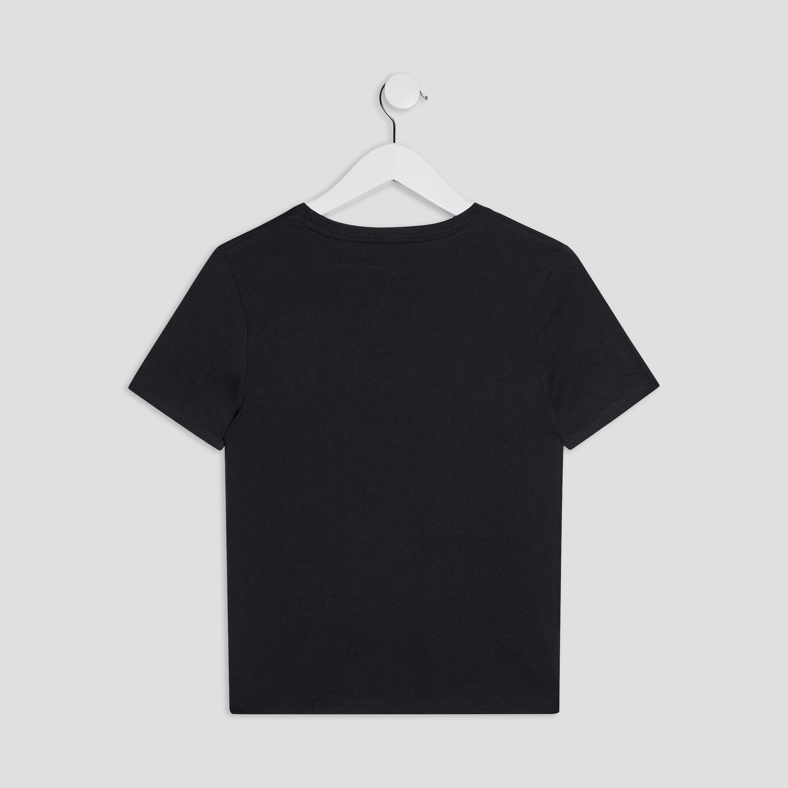 T-shirt manches courtes noir garçon | La Halle