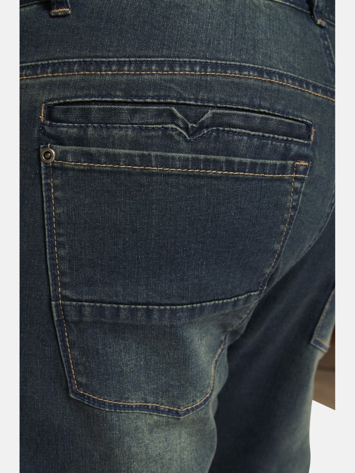 Charles Colby Tiefbundjeans BARON TAHAMS in dunkelblau günstig kaufen
