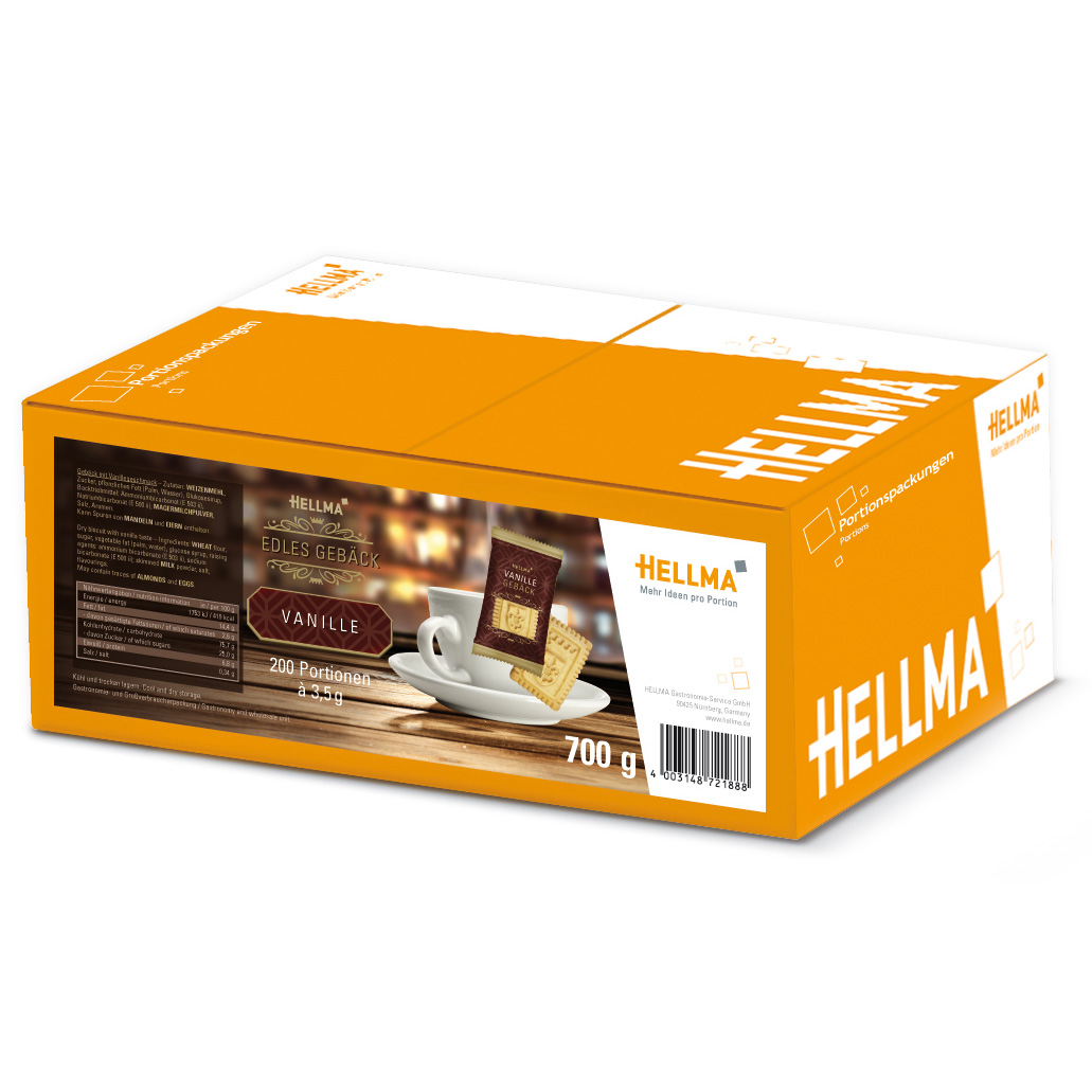 Hellma Edles Gebäck Vanille 200x3,5g